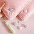 thumbnail image 4 of 9PCS Soft Fleece Bed Clips Without Needle Design With Hook Tool Secure Hold Nonslip Quilt Fastener For Linens, 4 of 8