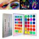 thumbnail image 1 of DE'LANCI Paleta de sombras de ojos de neón que brillan en la oscuridad, paletas de sombras de ojos Aurora Glow, kit de maquillaje para escenario, Halloween, Navidad, luz negra UV, sombras de ojos fluo, 1 of 5