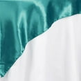 thumbnail image 4 of BalsaCircle 90" x 90" Turquoise Square Satin Table Overlays Wedding Party Tablecloth Catering, 4 of 5