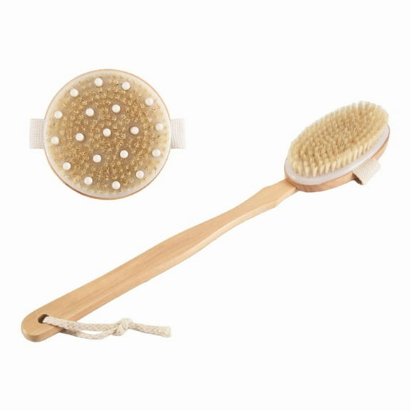 Dry Brushing Body Brush Set of 2, for Shower, Dry Brush for Cellulite