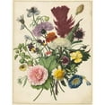 thumbnail image 2 of Anonymous 12x14 Gold Ornate Wood Frame and Double Matted Museum Art Print Titled - Bouquet Bloemen (1680-08), 2 of 4