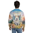 thumbnail image 5 of Welcome Spring Fairy Samoyed in Flower Meadow All Over Print 3D Sweatshirt Unisex Merch Siberian Sammy Dog Lover - 13002, 5 of 6