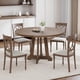 thumbnail image 4 of Yeshouse Mesa redonda para el comedor de 47" - mesa de madera robusta con Base ententada (sólo mesa), 4 of 7