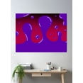 thumbnail image 2 of Pink And Purple Lava Lamp Poster Wall Art, Modern Wall Decor, 12x18 UNFRAMED, 2 of 3