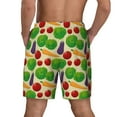 thumbnail image 2 of Lsque Mens Swim Trunks Vegetable Pattern - Bathing Suit Compression Liner - Beach Swim Shorts Swimwear - (S-3XL) - Stretch Quick Dry -XX-Large, 2 of 9