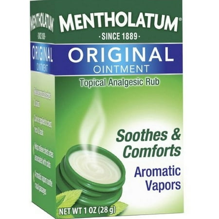 Mentholatum Original Ointment Soothing Relief, Aromatic Vapors - 1 oz - (Pack of 2)