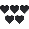 thumbnail image 1 of HUGFEGWE 5Pcs Handcrafted Faux Leather Corner Bookmark Waterproof Soft Mini Vintage Heart-Shaped Page Notebook Accessory CJB91-52803, 1 of 7
