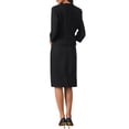 thumbnail image 3 of INSPIRE CHIC Women's Skirt Suit Set 2 Piece Outfit 2026 Work Office Blazers and Pencil Skirts 2XL Black, 3 of 5
