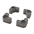thumbnail image 2 of jifeng 4 Pieces Anti Vibration Pads Compact Avoids Moving Non Slip Support Feet Mat Grey, 2 of 9