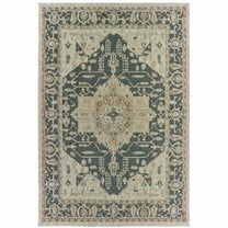 Avalon Home Lakeland Traditional Medallion Indoor/Outdoor Area Rug