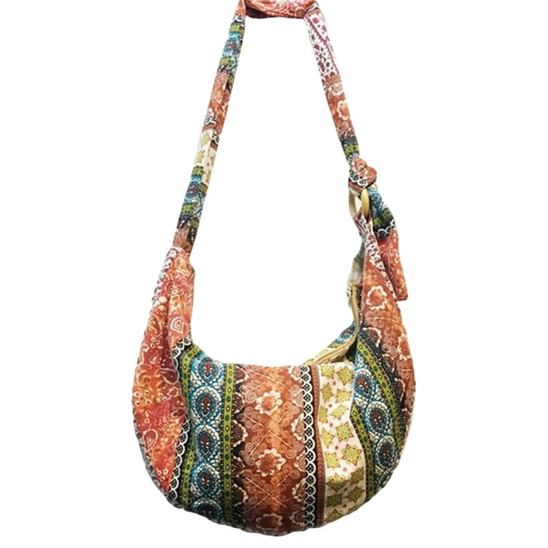 Canvas hobo hippie sling bag hotsell