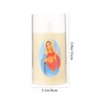 thumbnail image 3 of MasteelfCA Prayer Candle Led Candle Simulation Candle Small Night Light Virgin Mary Candle, 3 of 8