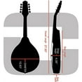 thumbnail image 5 of Crossrock Hard-Shell wood case for A Style Mandolins with removable shoulder straps-Tweed(CRW700MATW), 5 of 5