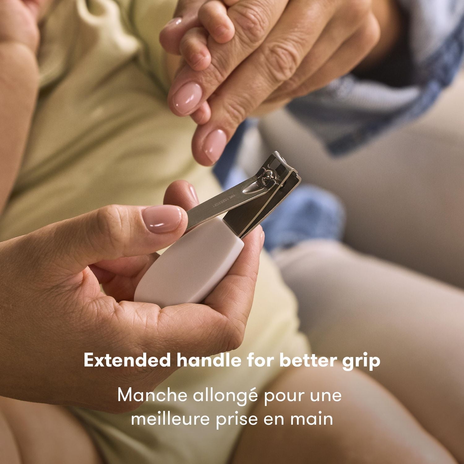 Frida Baby - NailFrida Ciseaux + Coupe-ongles en un seul The Snipperclipper Solo le coupe-ongles pour bébé avec judas de sécurité pour les nouveau-nés et plus