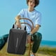 thumbnail image 4 of Mochila portátil para hombres y mujeres - Bolsa de viaje de negocios de 17,3 pulgadas con cerradura antirrobo, Oxford impermeable, gran capacidad, puerto USB, oficina para desplazamientos, 4 of 7