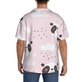 thumbnail image 3 of Sikiie Cute Panda Men's Wrinkle Free Untucked Cuban Shirt Business Casual Button Down Shirts Short Sleeve Shirt4X-Large, 3 of 5