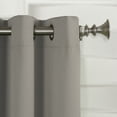 thumbnail image 3 of Sun Zero Nolan 1-Piece Energy Saving Blackout Grommet Curtain Panel, 54"x95", Gray, 3 of 9