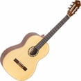 thumbnail image 2 of Ortega Guitars 6 Family Series Full Size Slim Neck Nylon String Classical Guitar w/Bag, Right, Spruce Top-Natural-Satin, (R121SN), 2 of 4