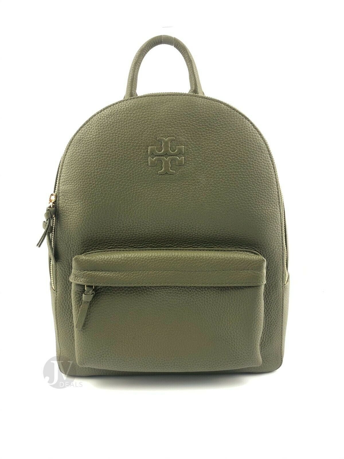 Tory Burch Tory Burch (61411) Thea Zip Around Pebbled Leather Large