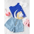 thumbnail image 3 of Unicorn, Stars And Moon T-Shirt Toddler -Image by Shutterstock,  4 Toddler, 3 of 4