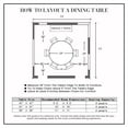 thumbnail image 6 of POVISON-Hobart - Round Glossy Sintered Stone Dining Table, 6 of 6