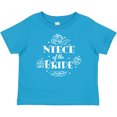 thumbnail image 3 of Inktastic Niece of the Bride Roses and Leaves Boys or Girls Baby T-Shirt, 3 of 5