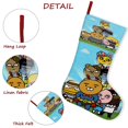 thumbnail image 5 of Kakao Friends Tema: Calcetines de Navidad, fino lino blanco para colgar en escaleras y chimenea, decoración navideña para el hogar, regalo de Navidad.54cm×38cm, 5 of 5