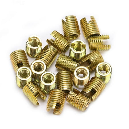 

2024 20Pcs 302 Carbon Steel Self tapping Thread Insert Accessories(Inner M2*0.4 Outer M4.5*0.5)