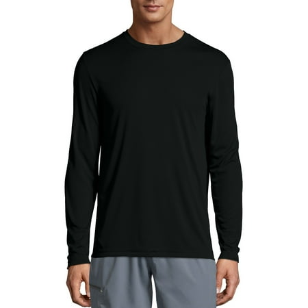Hanes Sport Mens Cool DRI Performance Long Sleeve Tshirt (50+ (Best Workout Clothes Brands For Men)