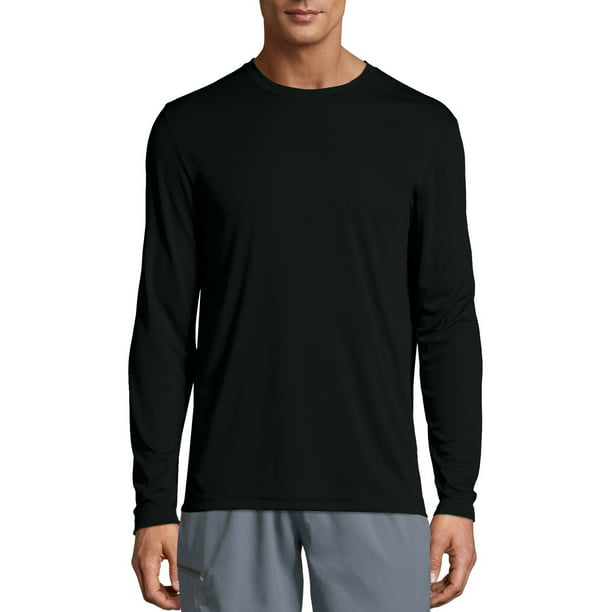 Hanes Men's and Big Men's Cool Dri Performance Long Sleeve T-Shirt (40 ...