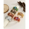 thumbnail image 2 of Fashion Chunky Crystal Bangle Costume Accessories For Women Colorful Gold Wire Wide Sparkly Rhinestone Bangle Tribal Fashion Clothes Jewelry, 2 of 3