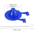 thumbnail image 2 of Unique Bargains 1 Set 2 Inch Toilet Flapper Replacement Universal Toilet Flapper with Chain(Blue), 2 of 7