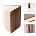 thumbnail image 3 of Boreal Craft Tri Color Eye Protecting LED Desk Lamp With Wooden Base Carved Foldable Book Light/Night Light Real Star Projector Kid Lamp Light Show for Bedroom Toddler Night Light Dance Floor Lights, 3 of 6