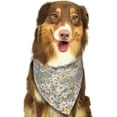 thumbnail image 6 of Naloa Daisy Dog Bandanas 1PC Washable Triangle Dog Scarfs Premium Durable Fabric, for Small Medium Large Dogs and Cats, 6 of 6