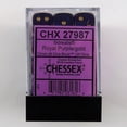 thumbnail image 2 of Dice Chessex Borealis 12 mm d6 Luminaria morada real/dorada x36, 2 of 4