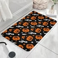 thumbnail image 3 of Musical Halloween Icons Pattern Flannel Non Slip Door Rugs,Washable Door Mats Indoor,Decorative Door Mats,Dirt-Resistant and Absorbent Doormat for Entrance,Bedroom,Kitchen,Bathroom,23.5x16in(60x40cm), 3 of 5