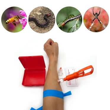 Outdoor Emergency Venom Extractor Pump First Aid Safety Snake Bite Tool Kit