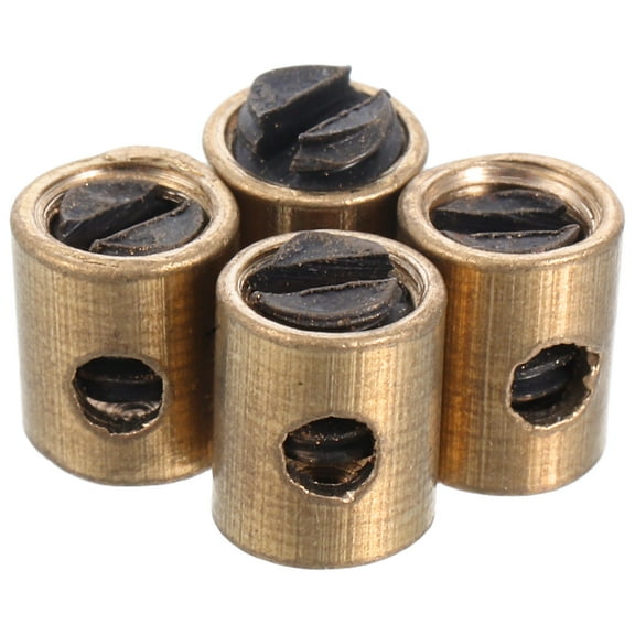 HOMEMAXS 4 Pcs Universal Clutch Brake Throttle Cable Ends Stops Cable Clamps Lock Repair Kit For Go Kart Motorcycle Lawn Mower Motorized Bikes Bicycle Scooter Garden Tractor Parts