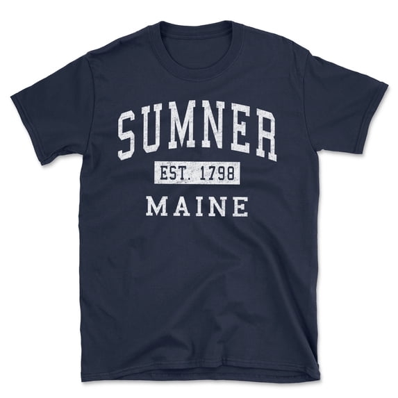 Sumner Maine Classic Established Men's Cotton T-Shirt