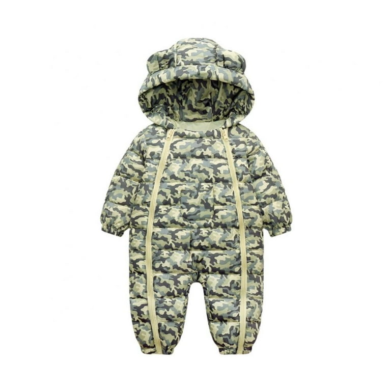 Camouflage baby snowsuit hotsell