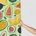 thumbnail image 3 of Patifu Fruit Vegetables Pattern Bathroom Shower Curtain Set with Hooks 100% Polyester Waterproof Fabric, Vibrant HD Print, Easy Install and Maintain 69"x72, 3 of 7