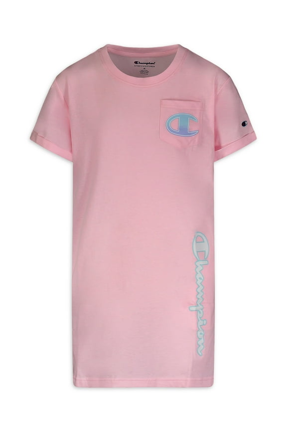 Girls Ombre C Logo Active T-Shirt Dress, Sizes 7-16