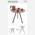 thumbnail image 2 of Advancent Pequeño portátil plegable para exteriores con de transporte, plegado flexible, bolsa de malla, adecuado para acampar en interiores, carpas color de grano de madera, 2 of 6