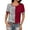 Wine, variant on Vedolay Dressy Tops For Women Women's 2023 Summer Short Sleeve Lace Patchwork Pleated Blouse Loose Flowy Tunic Top for Leggings, M