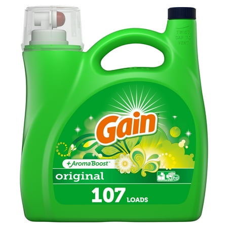 Gain Original, 107 Loads Liquid Laundry Detergent, 165 Fl (Best New Jobs For Over 50)