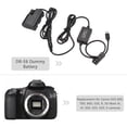 thumbnail image 4 of Irfora Cable PD USB tipo C a DR-E6 batería simulada DC acoplador LP-E6N reemplazo para Canon EOS 60D 70D 80D 5DS R 5D Mark IV III 5D4 5D3 5D2 II Irfora Batería ficticia, 4 of 7
