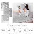 thumbnail image 4 of Christmas Snowflake Throw Flannel Blanket 40x60In Grey Gradient Super Soft Cozy Bed Blanket, Lightweight Plush Fuzzy Bed Throw for Bedroom Sofa Couch Living Room, 4 of 4