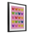 thumbnail image 2 of Stupell Industries Contemporary Colorful Butterflies on Pink Black Framed Print Under Glass, 13 x 16, by LISH Creative, 2 of 8