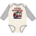 thumbnail image 3 of Inktastic Future Firefighter Boys or Girls Long Sleeve Baby Bodysuit, 3 of 5