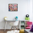 thumbnail image 4 of Stupell Industries Transitional Playful Urban Hearts Pattern Black Floating Frame Canvas Art, 21 x 17, by LSR Design Studio, 4 of 8